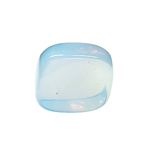 shubhanjali reiki healing opalite crystal single tumble stone raw opalite stone tumble gemstone pebble for aquarium home decorative garden table vastu correction pack of 1 pc
