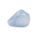 Shubhanjali Reiki Healing Blue Lace Crystal Single Tumble Stone Raw Blue Lace Tumble Gemstone Pebble for Aquarium Home Decorative Garden Table Vastu Correction 1 Pc Blue