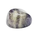 Shubhanjali Reiki Healing Iolite Crystal Single Tumble Stone Raw Iolite Tumble Gemstone Pebble for Aquarium Home Decorative Garden Table Vastu Correction 1 Pc Blue