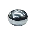 Shubhanjali Reiki Healing Shungite Crystal Single Tumble Stone Raw Shungite Tumble Gemstone Pebble for Aquarium Home Decorative Garden Table Vastu Correction 1 Pc Silver