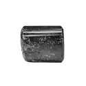 Shubhanjali Reiki Healing Black Tourmaline Crystal Single Tumble Stone Raw Black Tourmaline Stone Tumble Gemstone Pebble for Aquarium Home Decorative Garden Table Vastu Correction 1 Pc Black