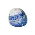 Shubhanjali Reiki Healing Lapis Lazuli Crystal Single Tumble Stone Raw Lapis Lazuli Tumble Gemstone Pebble for Aquarium Home Decorative Garden Table Vastu Correction 1 Pc Ruby