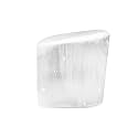Shubhanjali Reiki Healing Selenite Crystal Single Tumble Stone Raw Selenite Tumble Gemstone Pebble for Aquarium Home Decorative Garden Table Vastu Correction 1 Pc White