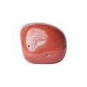 Shubhanjali Reiki Healing Red Jasper Crystal Single Tumble Stone Raw Red Jasper Tumble Gemstone Pebble for Aquarium Home Decorative Garden Table Vastu Correction 1 Pc Red