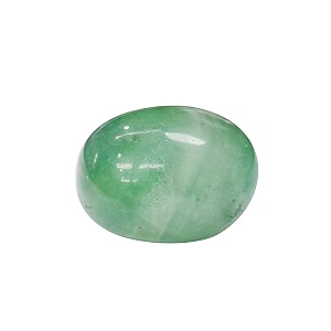 shubhanjali reiki healing green fluorite crystal single tumble stone raw green fluorite tumble gemstone pebble for aquarium home decorative garden table vastu correction 1 pc green