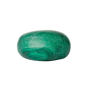 shubhanjali reiki healingsynthetic malachite single tumble stone raw malachite tumble gemstone pebble for aquarium home decorative garden table vastu correction 1 pc green