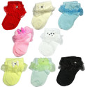 shubhcollection Baby Girls Self Design, Embellished Ankle Length