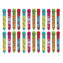 Birthday Return Gift In Bulk | Cartoon Printed 10 In 1 Ball Pen/Cute Stationery/Stylish Pen for Kids Boys &amp; Girls/School Supplies (Pack of 24, Multicolor)