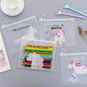 ShubhKraft Cute unicorn pouch is perfect to store your stationery, jewellery, make up essentials, toiletries and lots more, Pack of 24 Unicorn Art Plastic Pencil Boxes