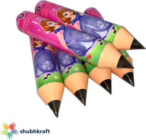 shubhkraft kids compass box attractive pencil shape stationary organizer box penpencil case cartoon printed creative design box for childrens return gifts for kids pencil shape stationery pouchboxes for girlsboys multicolour pack of 8 cartoon printed art polyester pencil boxes