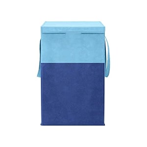 laundry bagcloth storage baglaundry basket with lid for clotheslaundry basket with lid big size laundry bag foldable with zipcloth storagecloth bag pack of 1 skybluenblue