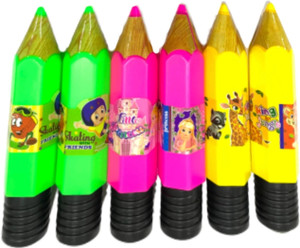 shubhkraft na cartoon printed art plastic pencil boxes