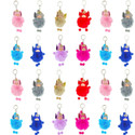 ShubhKraft Sleeping Doll| Fur Keychain For Kids Girl - Return Gift (Pack of 24, Multicolor) Key Chain