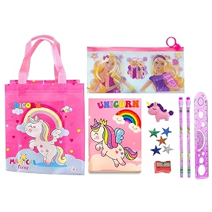 unicorn theme return gift unicorn return gift bag for girls party favor return gift gift set for girls unicorn diary bag pen pencil pouch gift set christmas gift style 3 barbie