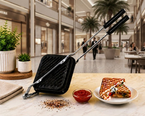 shuddhkitchen Grilled Toast Maker Grill Sandwich Maker