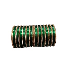 Shuhag glass bangles set