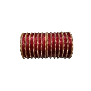Shuhag glass bangles set