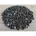 Shungite Chips – Natural Mini Shungite Stones, Crushed Undrilled Shungite, Semi-Tumbled Genuine Shungite (1/8 lb)