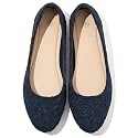 Shupua Womens Flats Lace Ballet Flats Dressy Slip On Shoes for Work Wedding