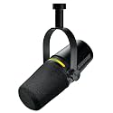 Shure MV7+ podcast dynamic mic with OBS certification, enhanced audio, LED panel, USB-C & XLR outputs, auto level, digital pop filter, and reverb for streaming & recording. (Renewed)