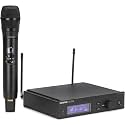 Shure SLXD24/N8CB Wireless Microphone System - Includes SLXD2 Handheld Transmitter with Nexadyne 8/C Black Vocal Mic Capsule and SLXD4 Single Channel Rack Mount Receiver | H55 Band (SLXD24/N8CB-H55)