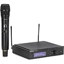 Shure SLXD24/N8CB Wireless Microphone System - Includes SLXD2 Handheld Transmitter with Nexadyne 8/C Black Vocal Mic Capsule and SLXD4 Single Channel Rack Mount Receiver | J52 Band (SLXD24/N8CB-J52)