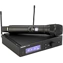Shure SLXD24/N8SB Wireless Microphone System - Includes SLXD2 Handheld Transmitter with Nexadyne 8/S Black Vocal Mic Capsule and SLXD4 Single Channel Rack Mount Receiver | G58 Band (SLXD24/N8SB-G58)