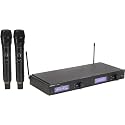 Shure SLXD24D/N8CB Dual Channel Wireless Microphone System - Includes Two SLXD2 Handheld Transmitters with Nexadyne 8/S Vocal Mic Capsules, SLXD4D Rack Mount Receiver | G58 Band (SLXD24D/N8SB-G58)