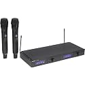 Shure SLXD24D/N8CB Dual Channel Wireless Microphone System - Includes Two SLXD2 Handheld Transmitters with Nexadyne 8/C Vocal Mic Capsules, SLXD4D Rack Mount Receiver | J52 Band (SLXD24D/N8CB-J52)