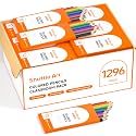Shuttle Art 1296 Colored Pencils Bulk, 12 Colors, 108 Pack for Classroom