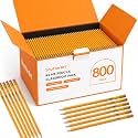 Shuttle Art 800 Pack #2 HB Pencils Pre-Sharpened, Bulk Pencils with Erasers