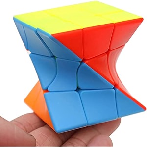 shuyue magic speed cube twist 3x3 stickerelss speed cube vivid color magic cube fast and smooth cube puzzle toys