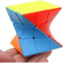 SHUYUE Magic Speed Cube Twist 3x3 Stickerelss Speed Cube Vivid Color Magic Cube Fast and Smooth Cube Puzzle Toys