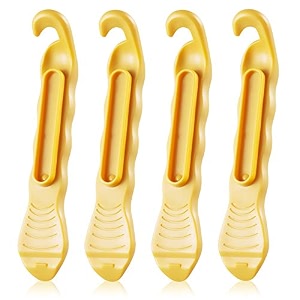 shwj 4pcs bike tire lever tool is smooth overall which will not hurt the tire bead professional design makes work easy designed to snap together for storage best tire changing tool