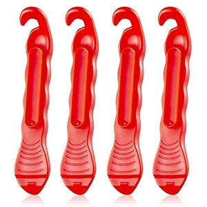 shwj 4pcs bike tire lever tool is smooth overall which will not hurt the tire bead professional design makes work easy designed to snap together for storage best tire changing tool