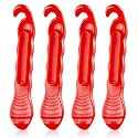 SHWJ 4PCS Bike Tire Lever, Tool is Smooth Overall, Which Will Not Hurt The Tire Bead, Professional Design Makes Work Easy, Designed to Snap Together for Storage, Best Tire Changing Tool