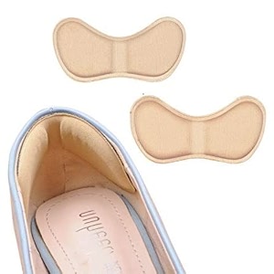silicone gel heel pad socks for pain relief - self-adhesive heel inserts cushion padshigh heel pads shoe bite protector heel grips liners heel liner