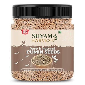 shyam harvest premium cumin seeds sabut jeera 1kg  aromatic whole spices amp tadka essential for daily indian cooking kitchen pantry