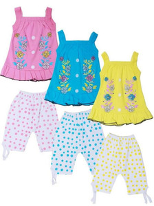 Shyamcollections Baby Girls PartyFestive Top Capri