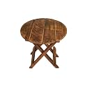 Mango Wood Small Side Table/Stool for Kids or Decorative Purpose