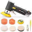 SI FANG Black 2" 3" Mini Orbital Air Sander &amp; Polisher Kit for Auto Body Work