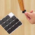 Siara Rubber Self Adhesive Square Felt Pads