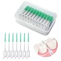 40 PCS Interdental Brushes for Teeth, Soft Silicone Dental Cleaners