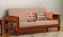 SIDDH Solid Sheesham Wood Foldout 3 Seater