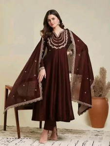 SIDDHESHWAR CREATION Embroidered Anarkali Kurta Bottom