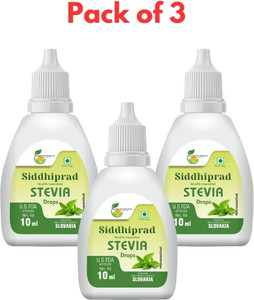 siddhiprad ayurvedic stevia drops natural sugarfree sweetener 30 ml pack of 3