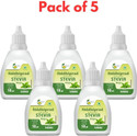 Siddhiprad Ayurvedic Stevia Drops Natural Sugarfree Sweetener (50 ml, Pack of 5)