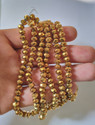 Siddka Gold Colour Crystal Beads 8mm (1 Line 70 Beads) Crystal Crystal Necklace