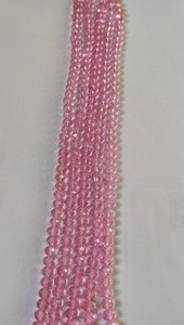siddka pink colour crystal beads 8mm 1 line 70beads crystal crystal necklace