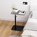 TV Tray C Shaped End Table Food Snack Trays for Eating